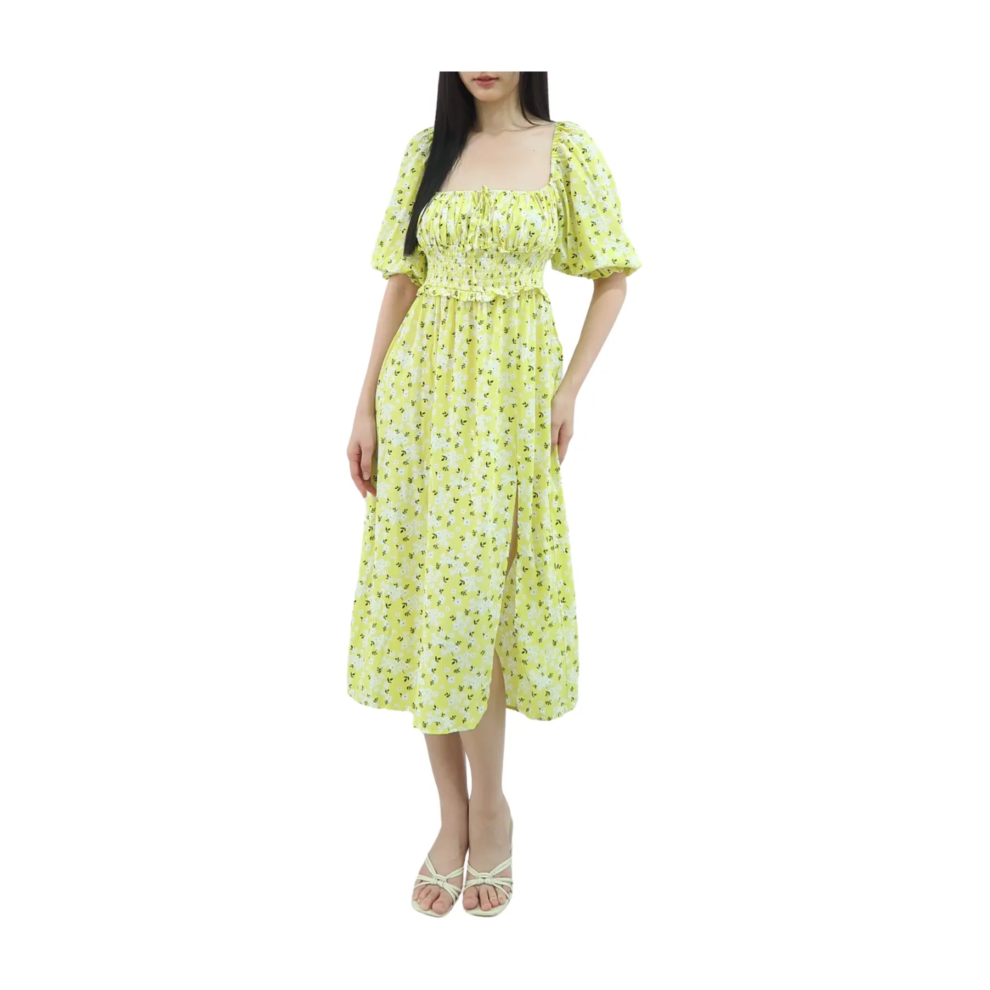 For Love & Lemon Chrysanthemum Midi Dress