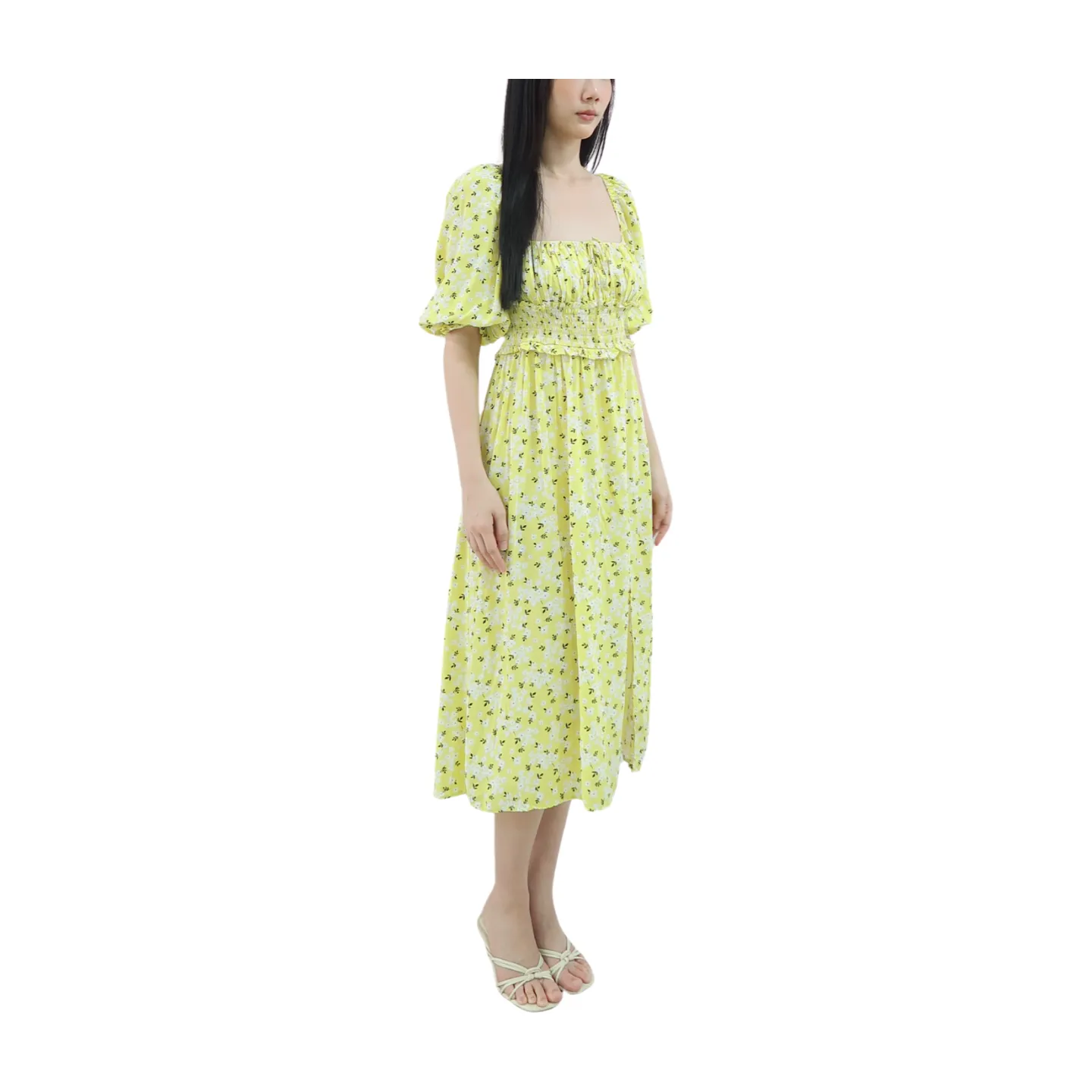 For Love & Lemon Chrysanthemum Midi Dress