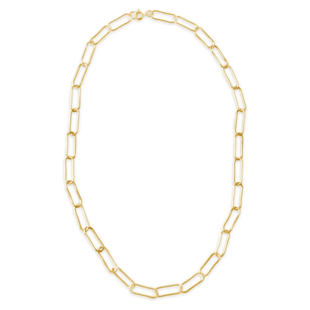 Gold Link Chain Necklace