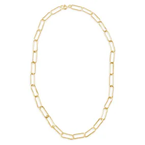 Gold Link Chain Necklace