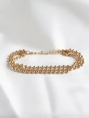 Gold Rhinestone Bracelet