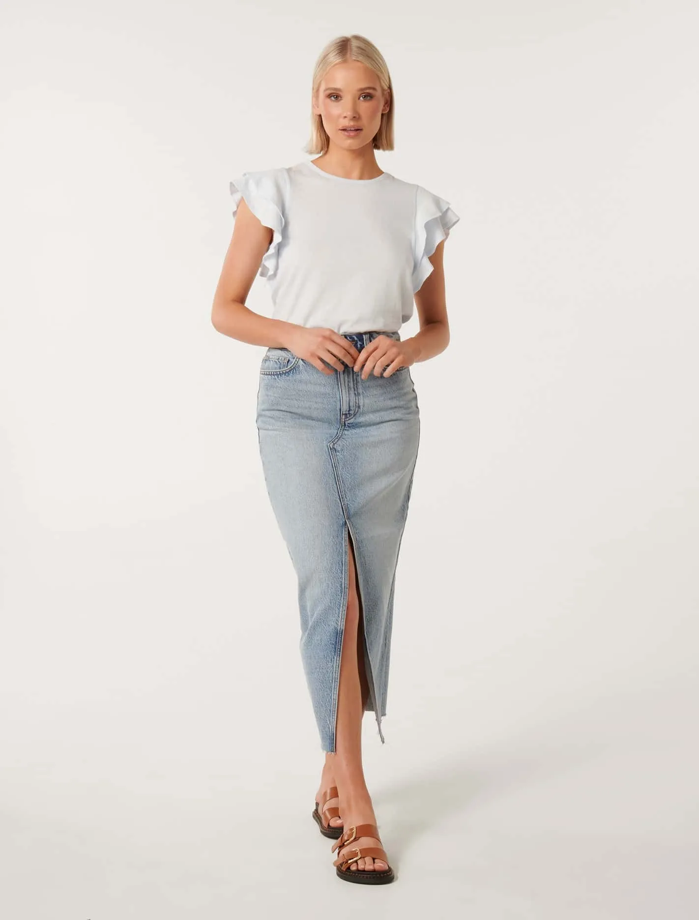 Hera Double Ruffle Top