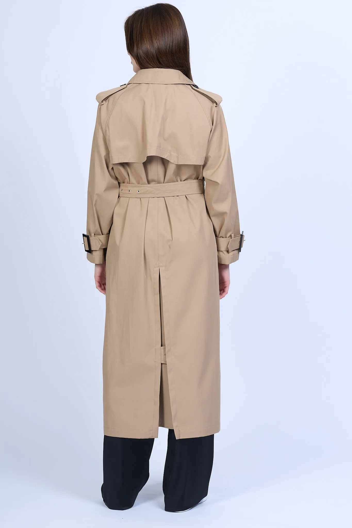 Herno Trench Lungo Sabbia Donna