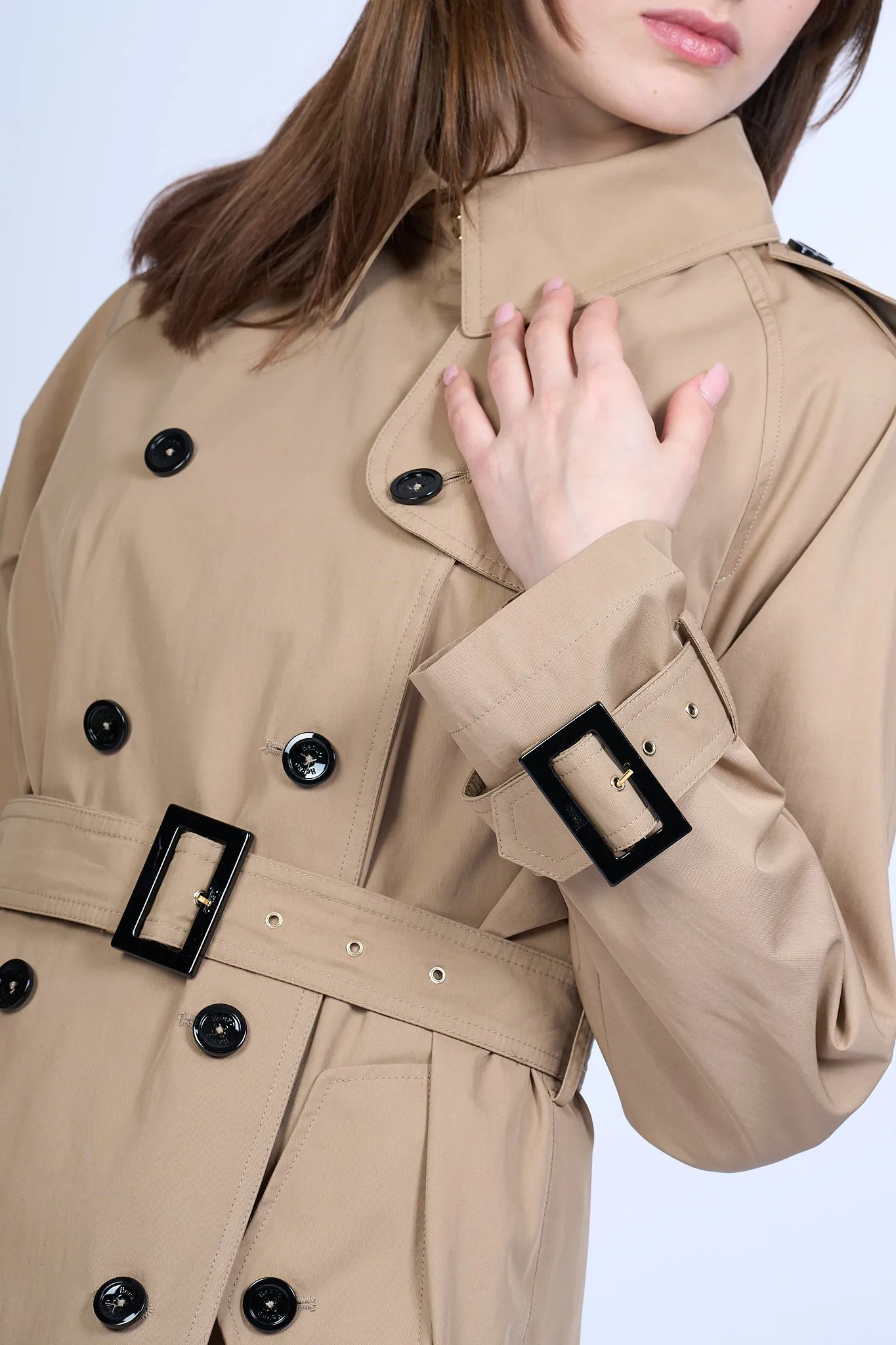 Herno Trench Lungo Sabbia Donna