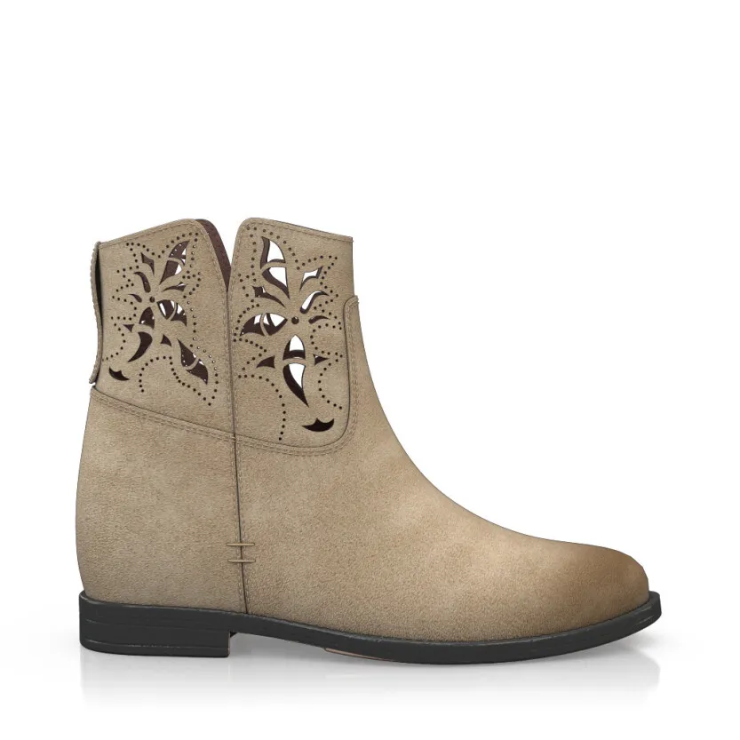 Hidden Wedge Ankle Boots 55588