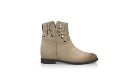 Hidden Wedge Ankle Boots 55588