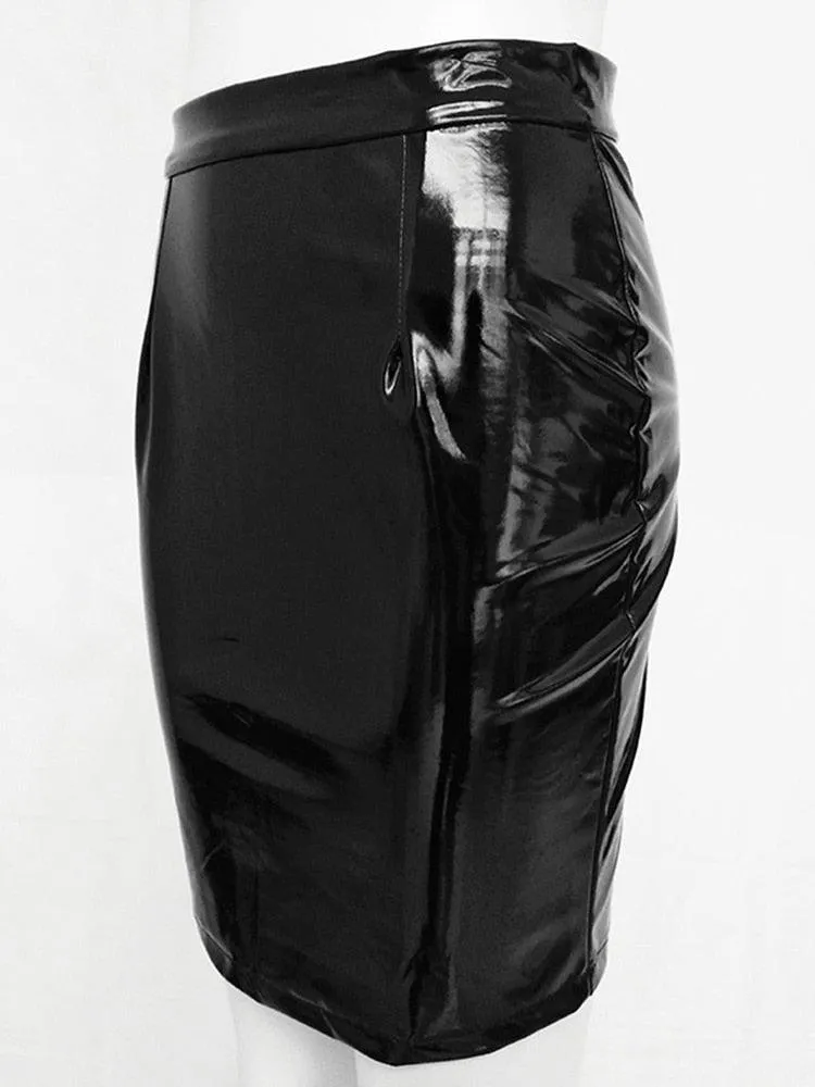 High Waist Ladies Midi Pencil Skirt