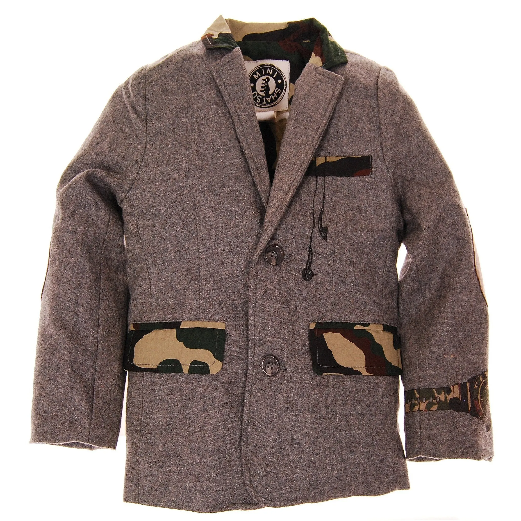 Hint of Camouflage Blazer by: Mini Shatsu