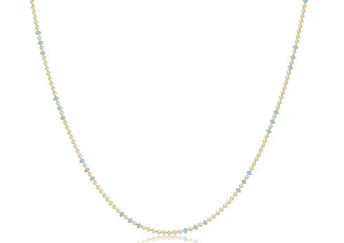 Hope Joy Choker Necklace - Blue Ice