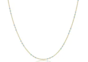 Hope Joy Choker Necklace - Blue Ice