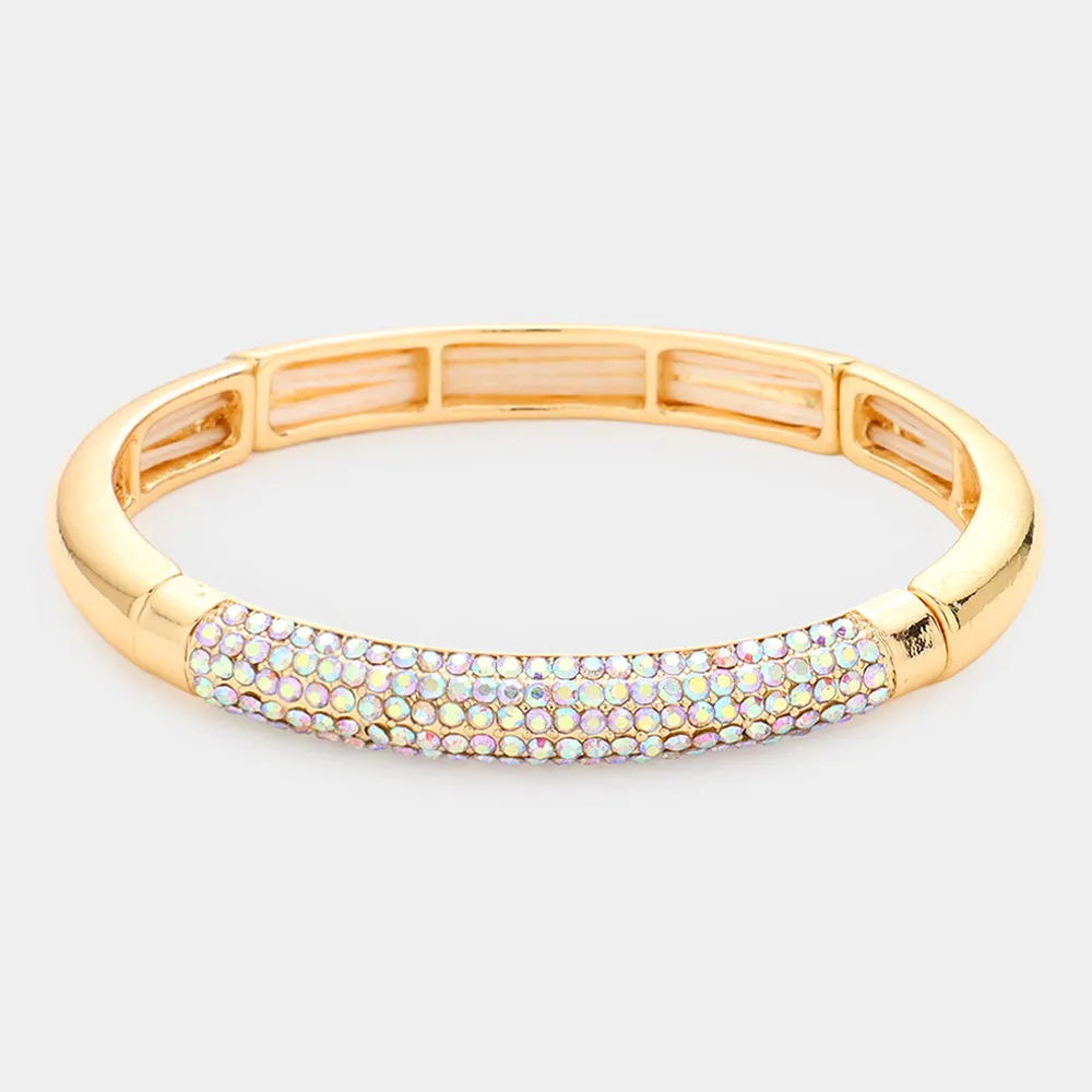 iLLASPARKZ Rhinestone Embellished Stretch Bracelet