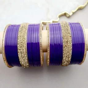 Indigo Bridal Bangle Set