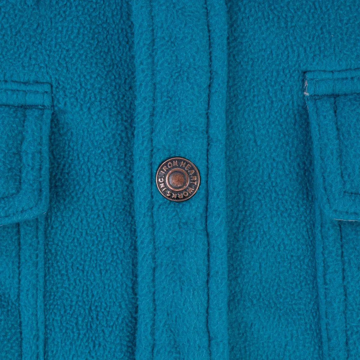 Iron Heart IHSH-287-TUR Micro Fleece C.P.O Shirt - Turquoise