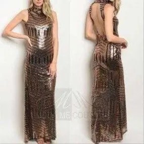 Julia Sequin Gown