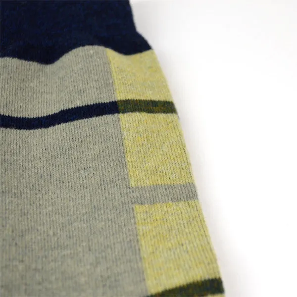 Marcomonde - Geometric Socks Wool - Navy