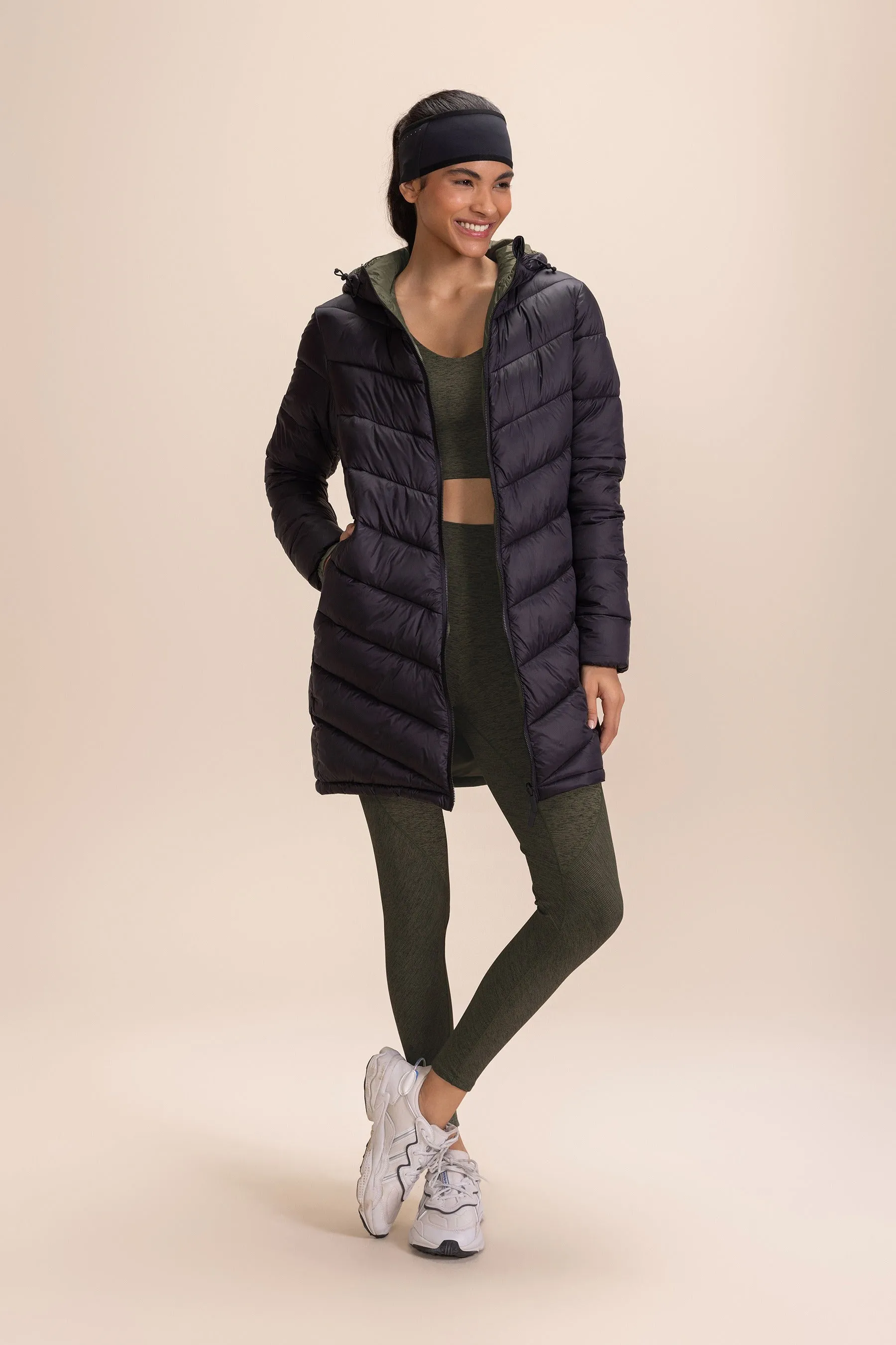 Maxi Reversible Puffer Jacket