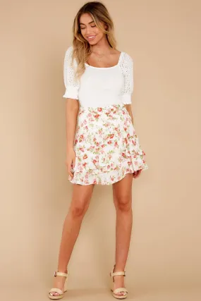 MinkPink Uncharted Heart Mini Skirt