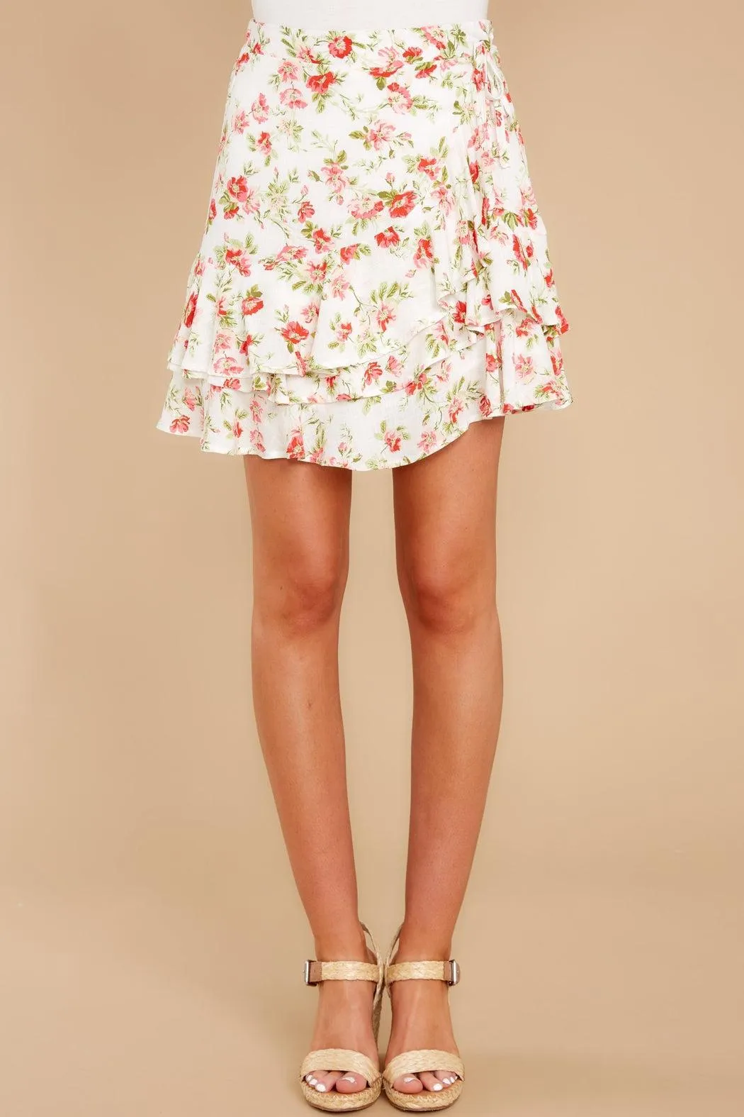 MinkPink Uncharted Heart Mini Skirt