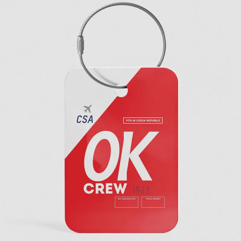 OK - Luggage Tag