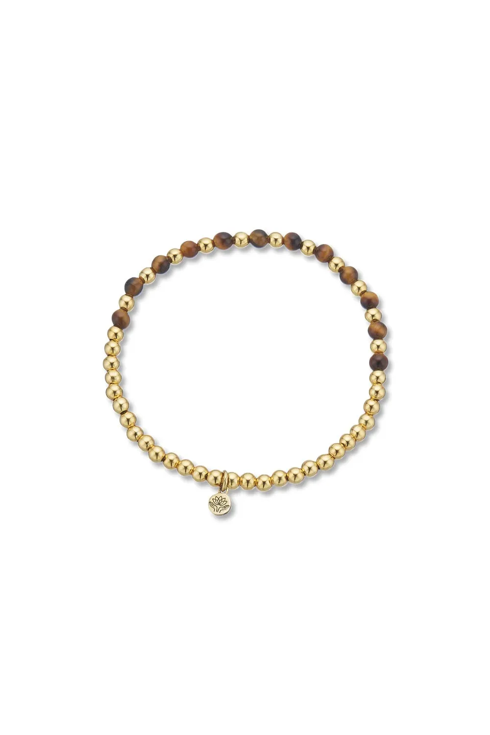 PALAS LOTUS PURITY BRACELET TIGER'S EYE