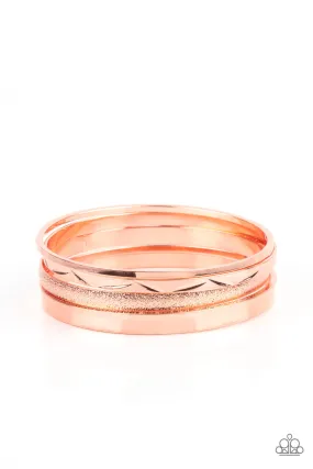 Paparazzi Stackable Style - Copper Bracelet