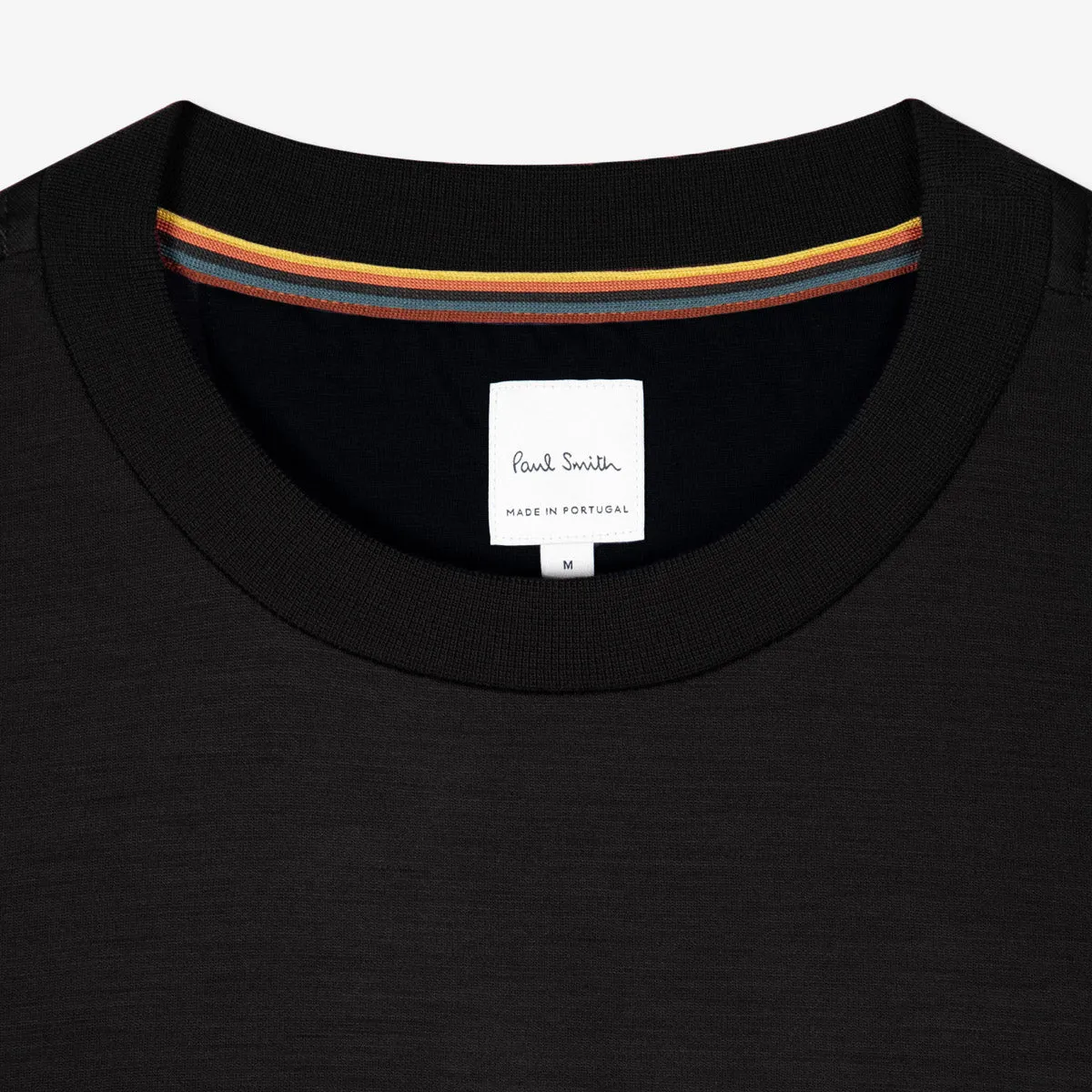 Paul Smith - 'Artist Stripe' Wool Sweatshirt in Black