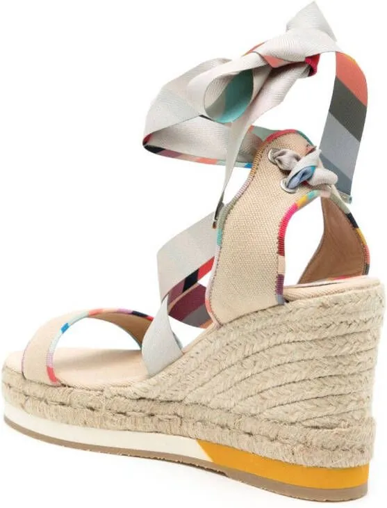 Paul Smith Quilan 50mm Swirl-print sandals Neutrals