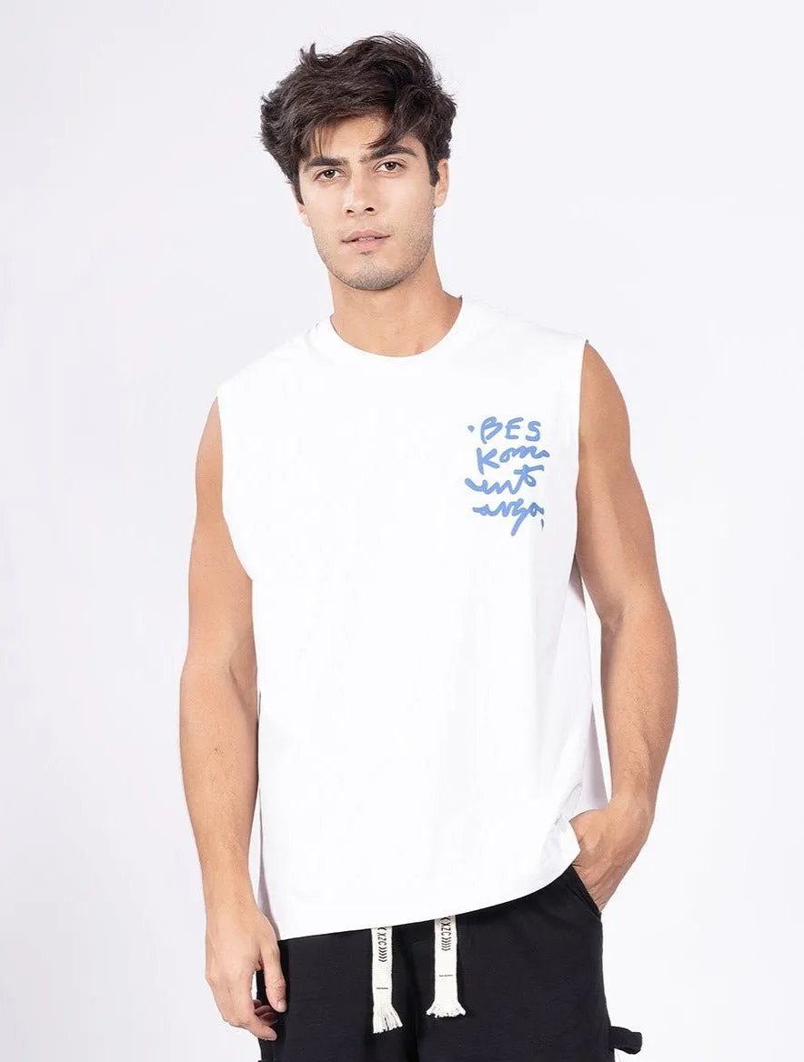 Prime Cut White Tank Men