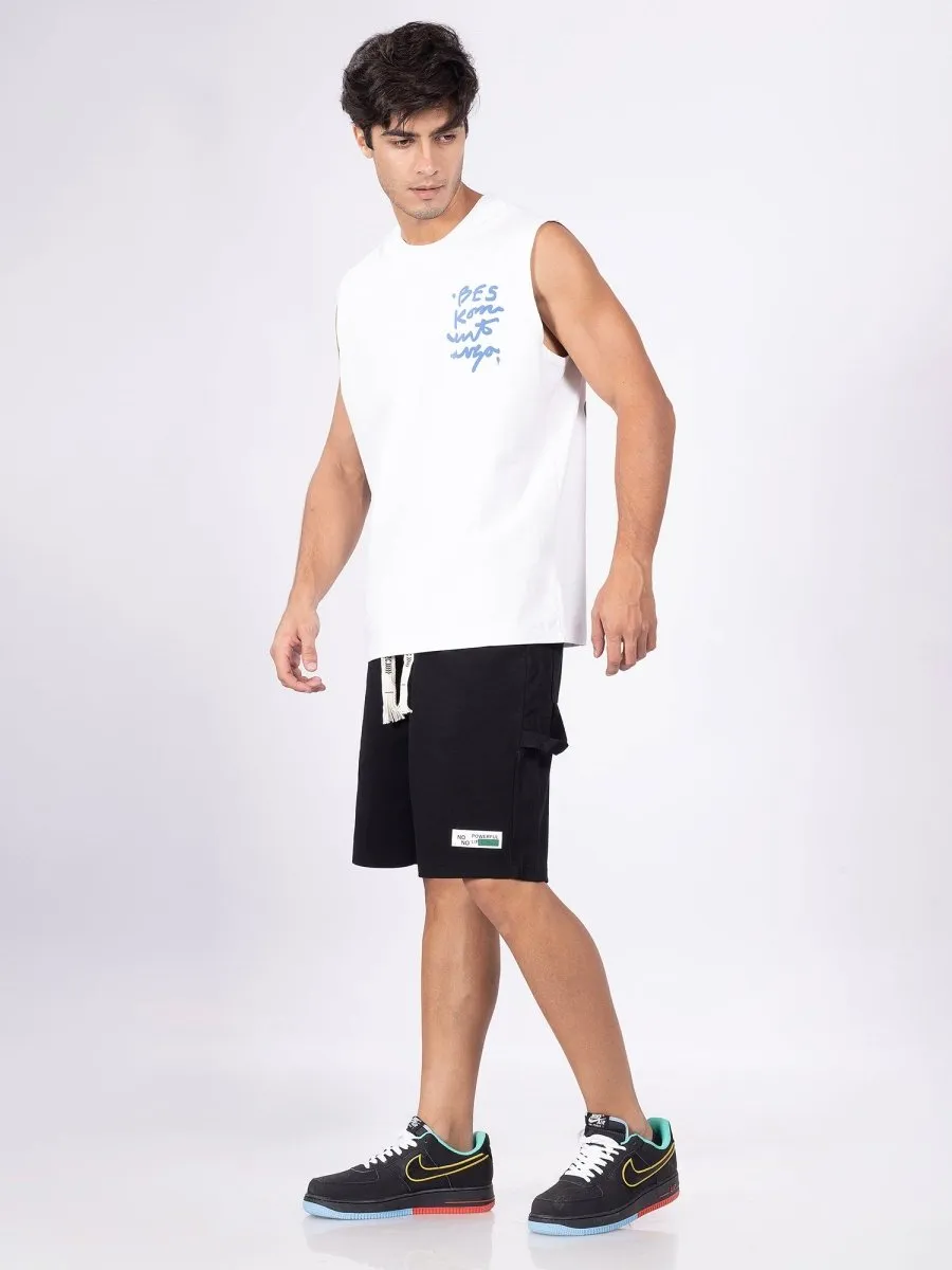 Prime Cut White Tank Men