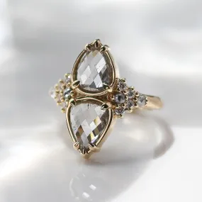 Pyrus Double Pear Diamond Ring