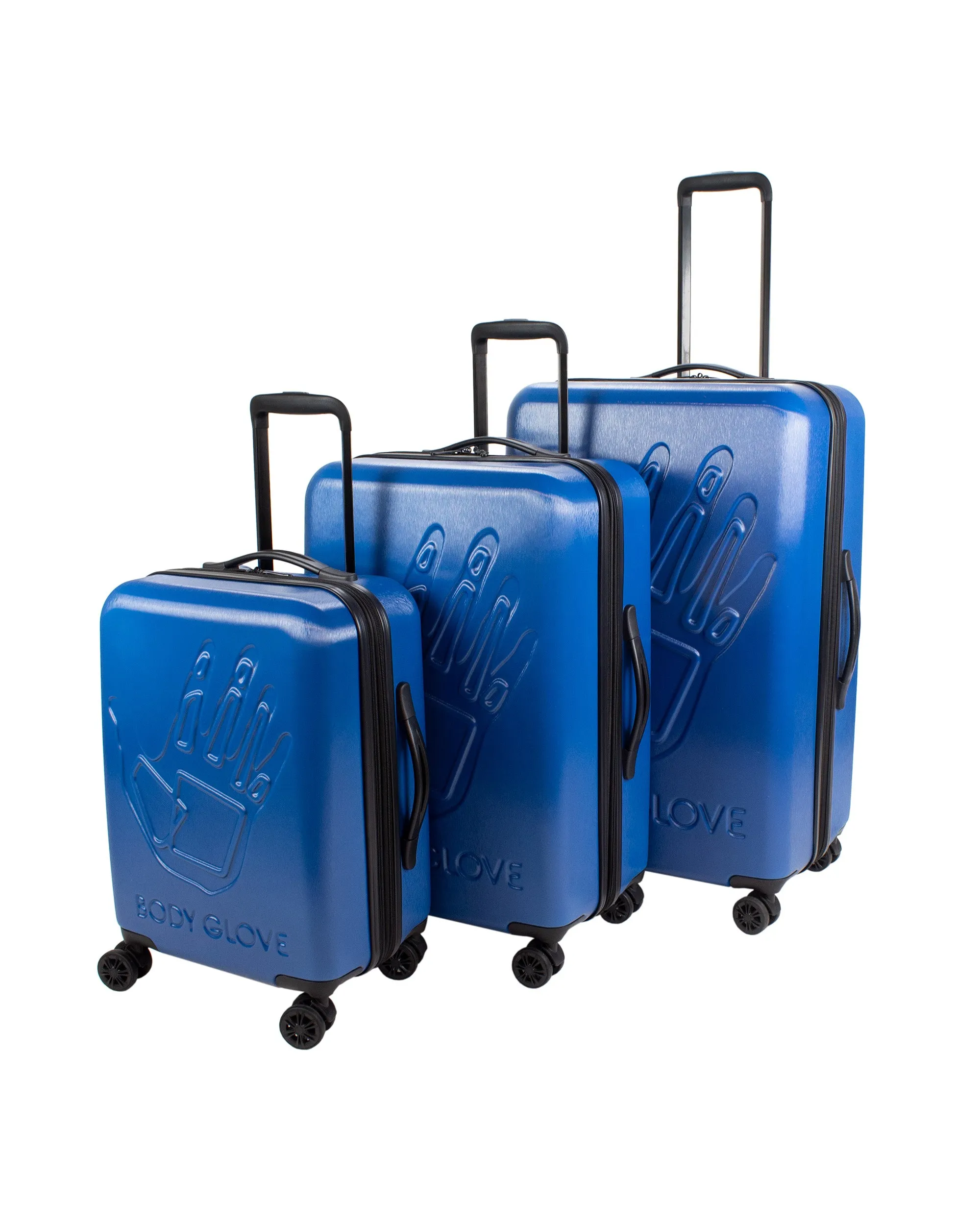 Redondo 3-Piece Hardside Spinner Luggage Set - Northern Blue