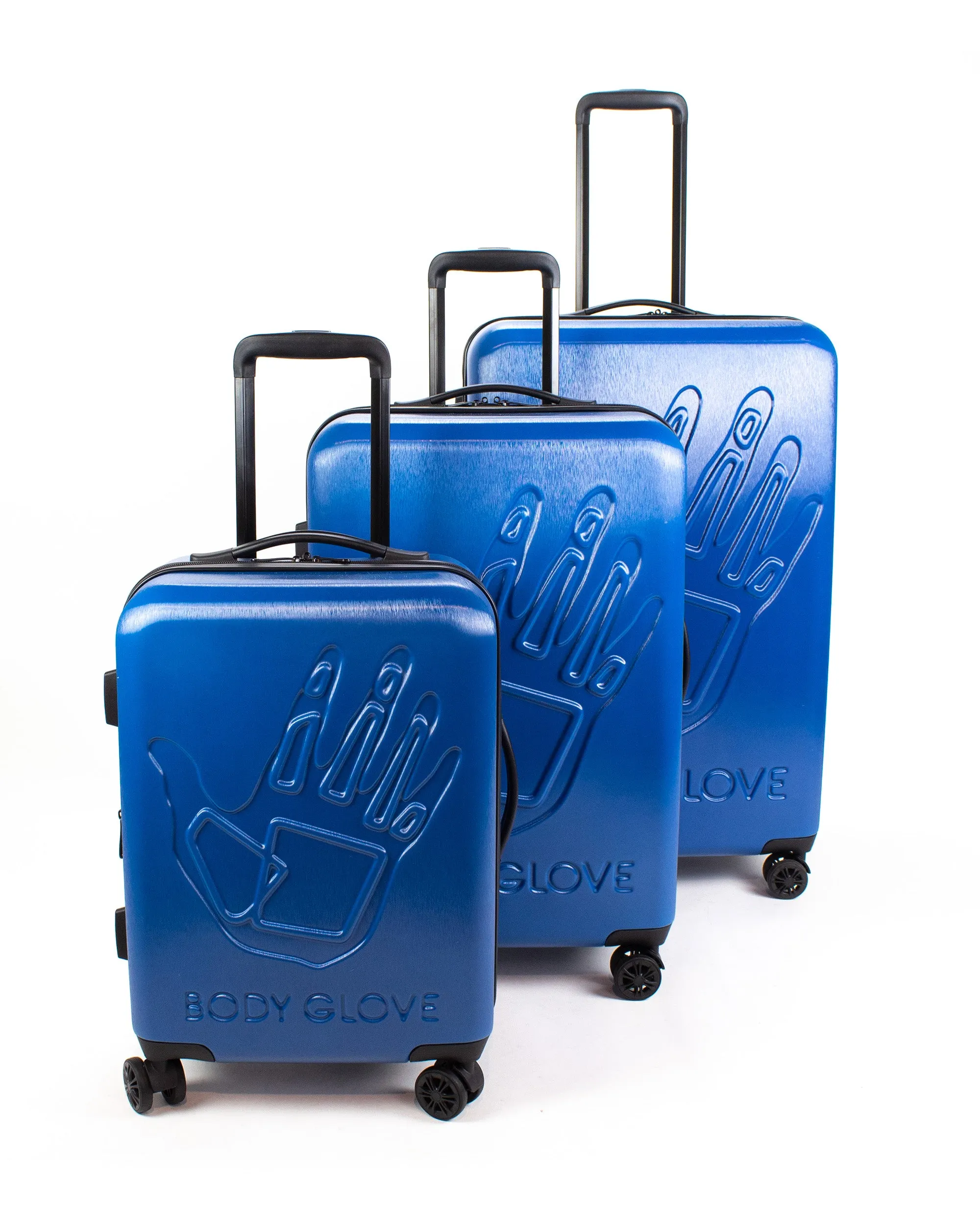 Redondo 3-Piece Hardside Spinner Luggage Set - Northern Blue