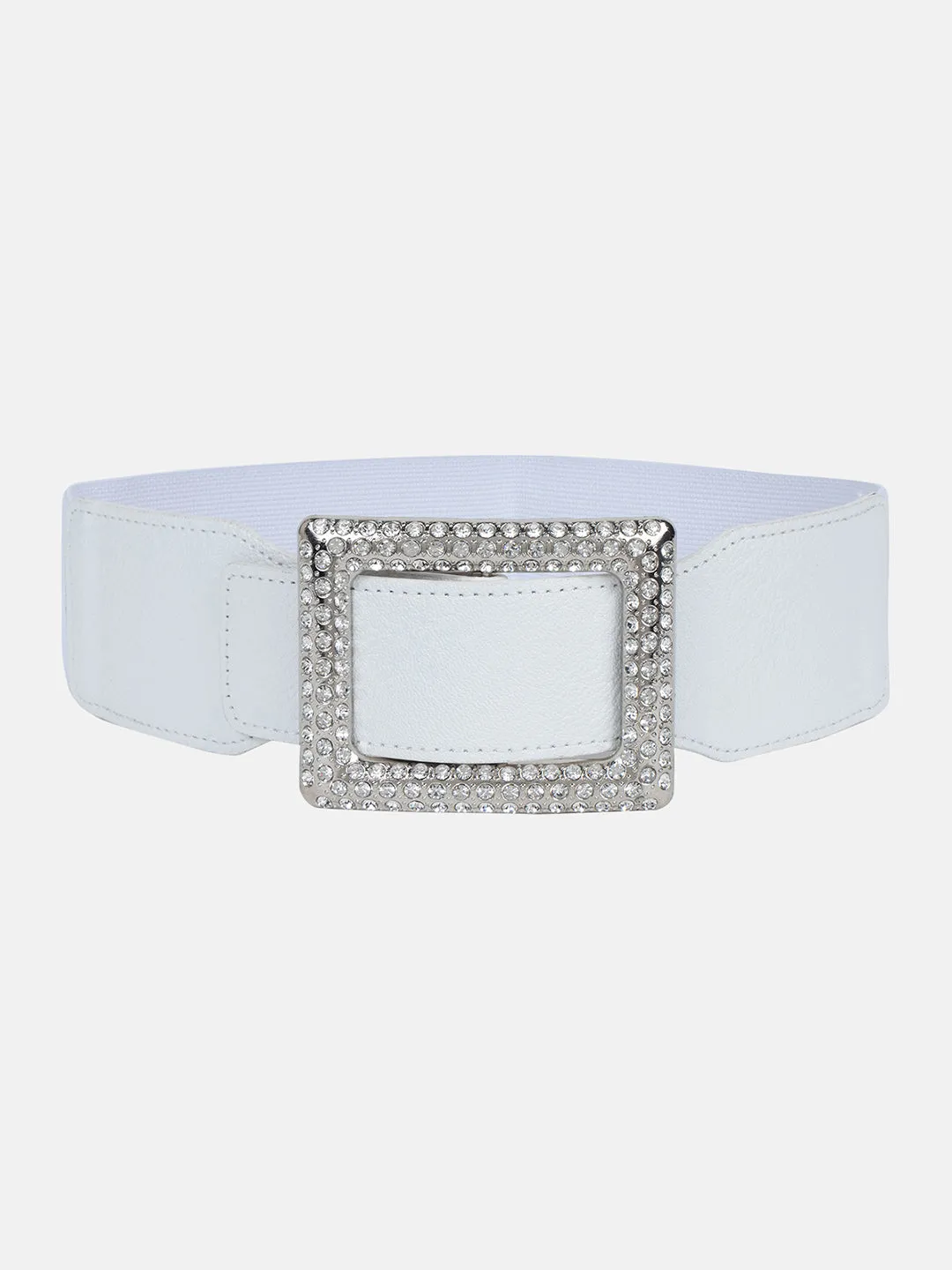 Rhinestone Buckle Belt