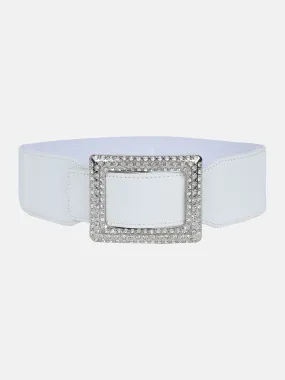 Rhinestone Buckle Belt