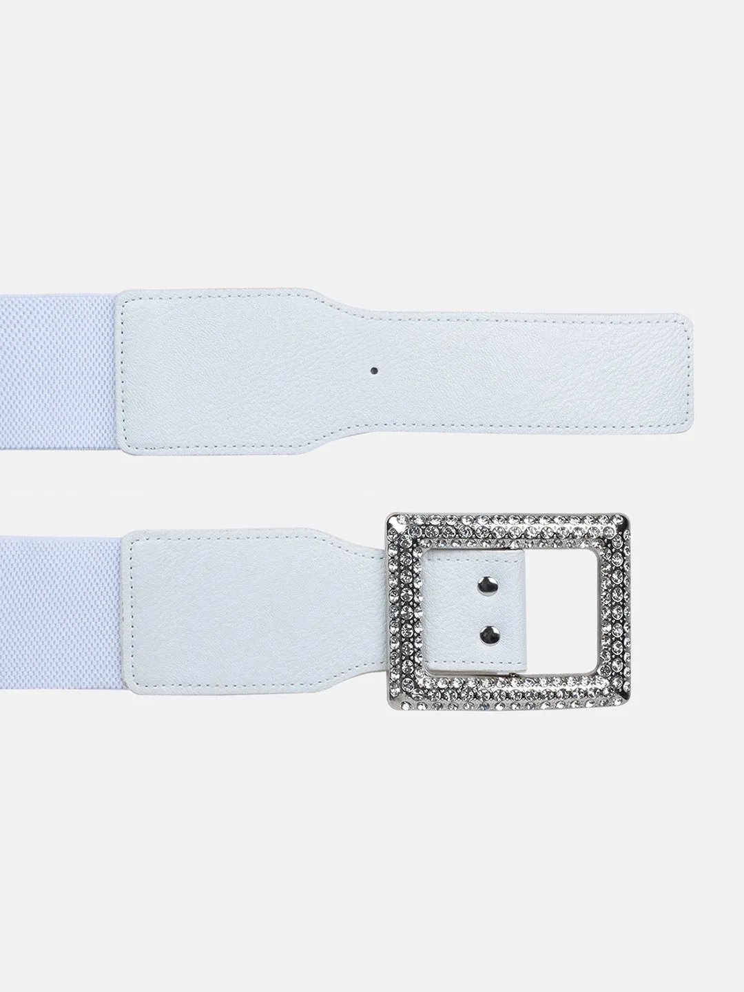 Rhinestone Buckle Belt