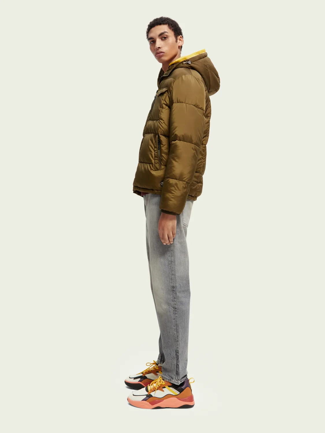 Scotch & Soda - Water Repellent Hooded Puffer Jacket