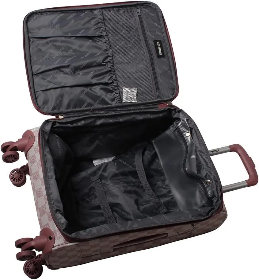 Steve Madden Chalet Pink 3-Piece Luggage Set 