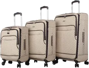 Steve Madden Noble Brown 3-Piece Luggage Set 