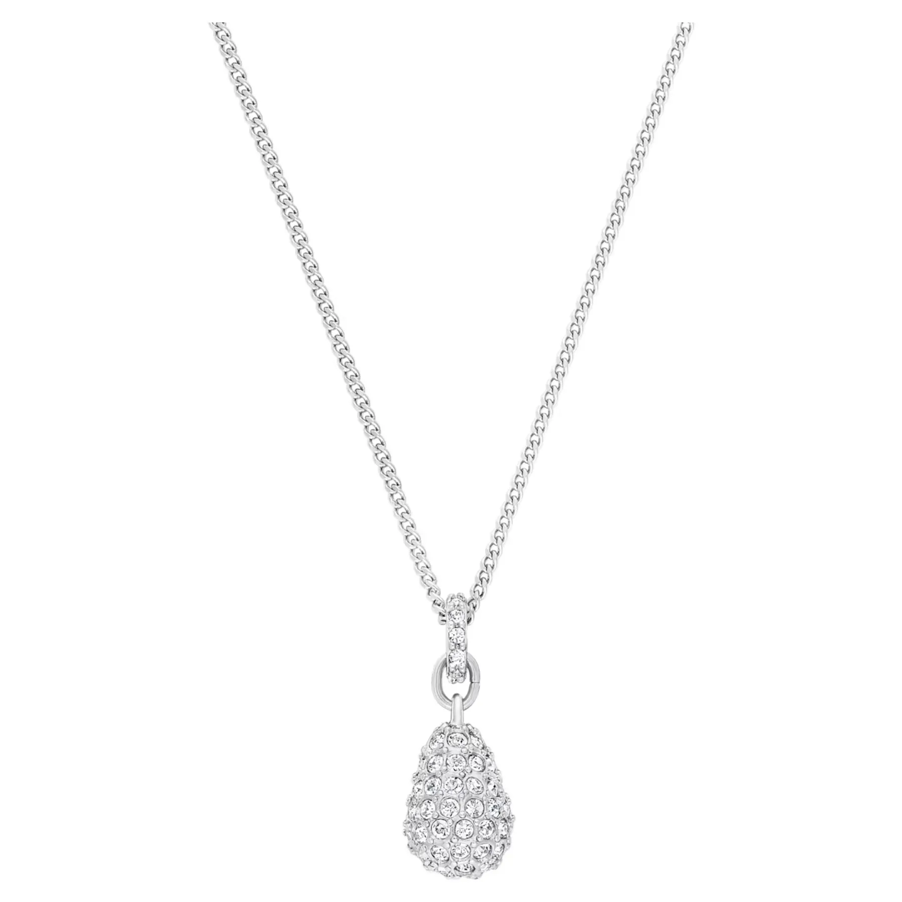 Swarovski Clear Crystal HELOISE Pendant Necklace Rhodium #1023992