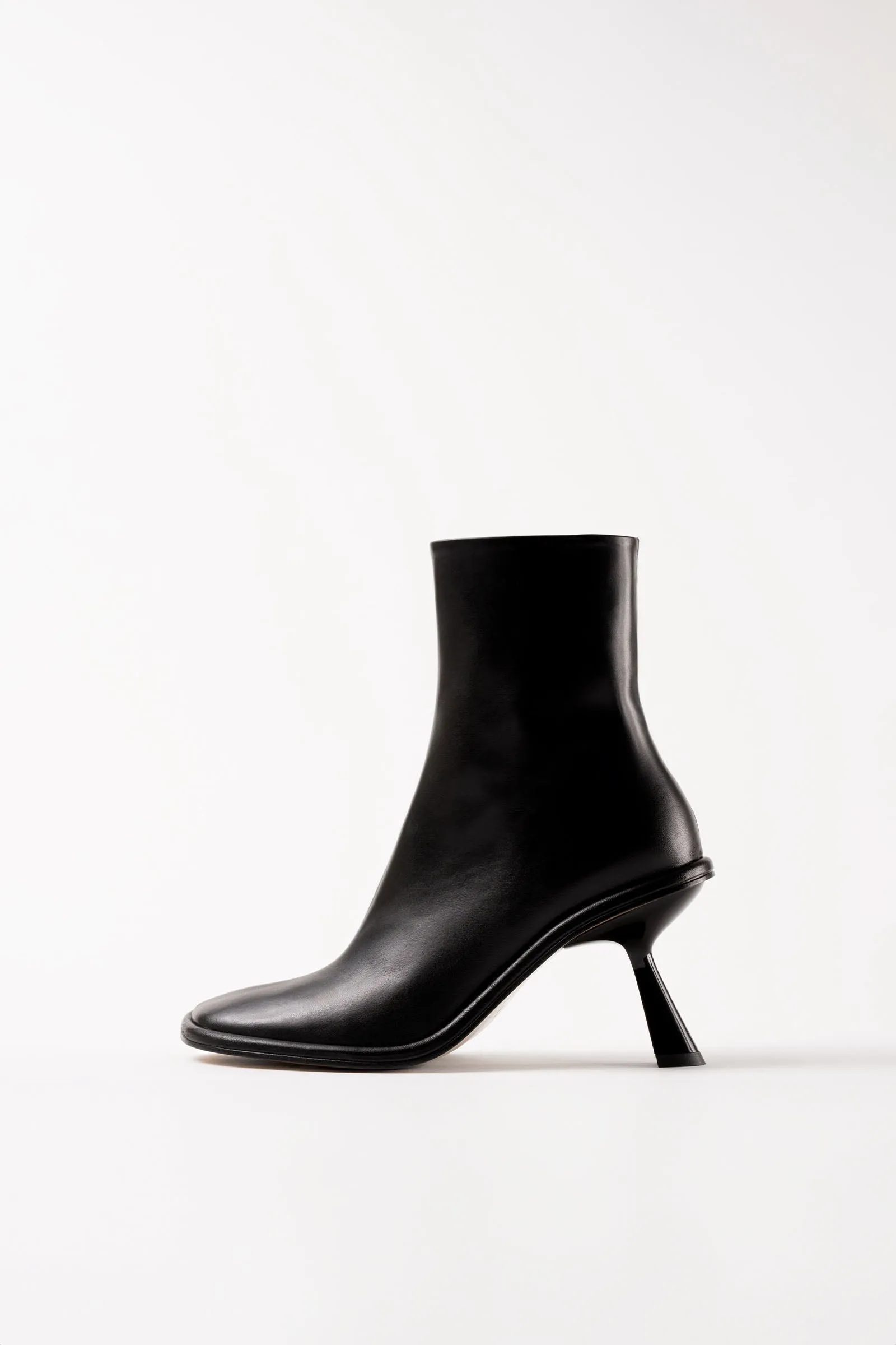 TEO - Black Leather Ankle Boots