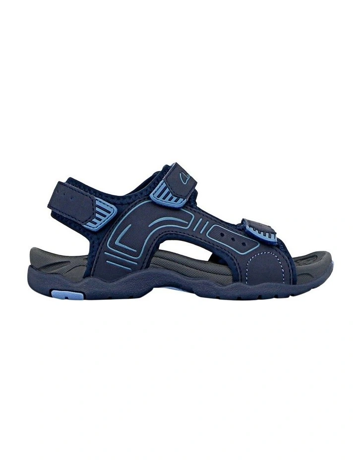 Terry II Beach Sandals in Navy