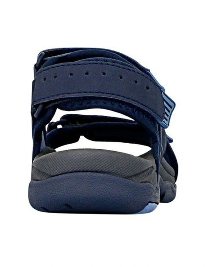 Terry II Beach Sandals in Navy