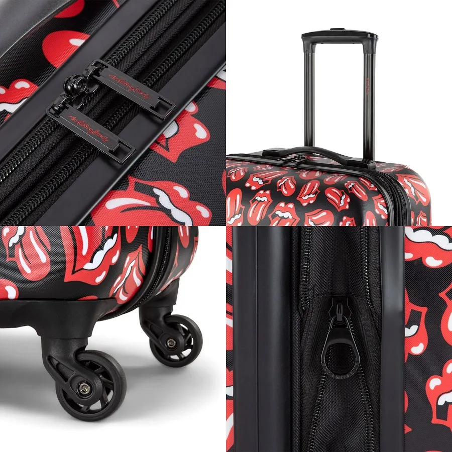 The Rolling Stones Ruby Tuesday 4-Piece Luggage Set 