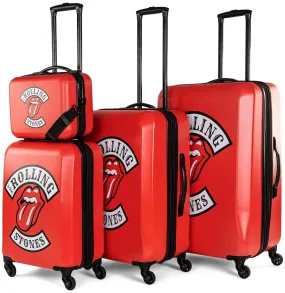 The Rolling Stones Start Me Up 4-Piece Luggage Set 