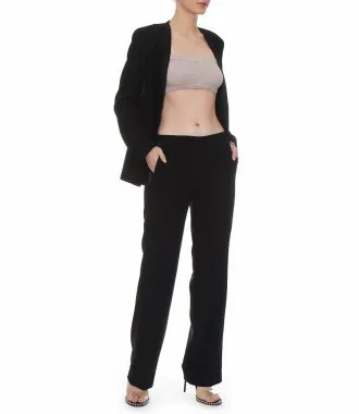 THEORYTUXEDO STRAIGHT PANT IN CREPE