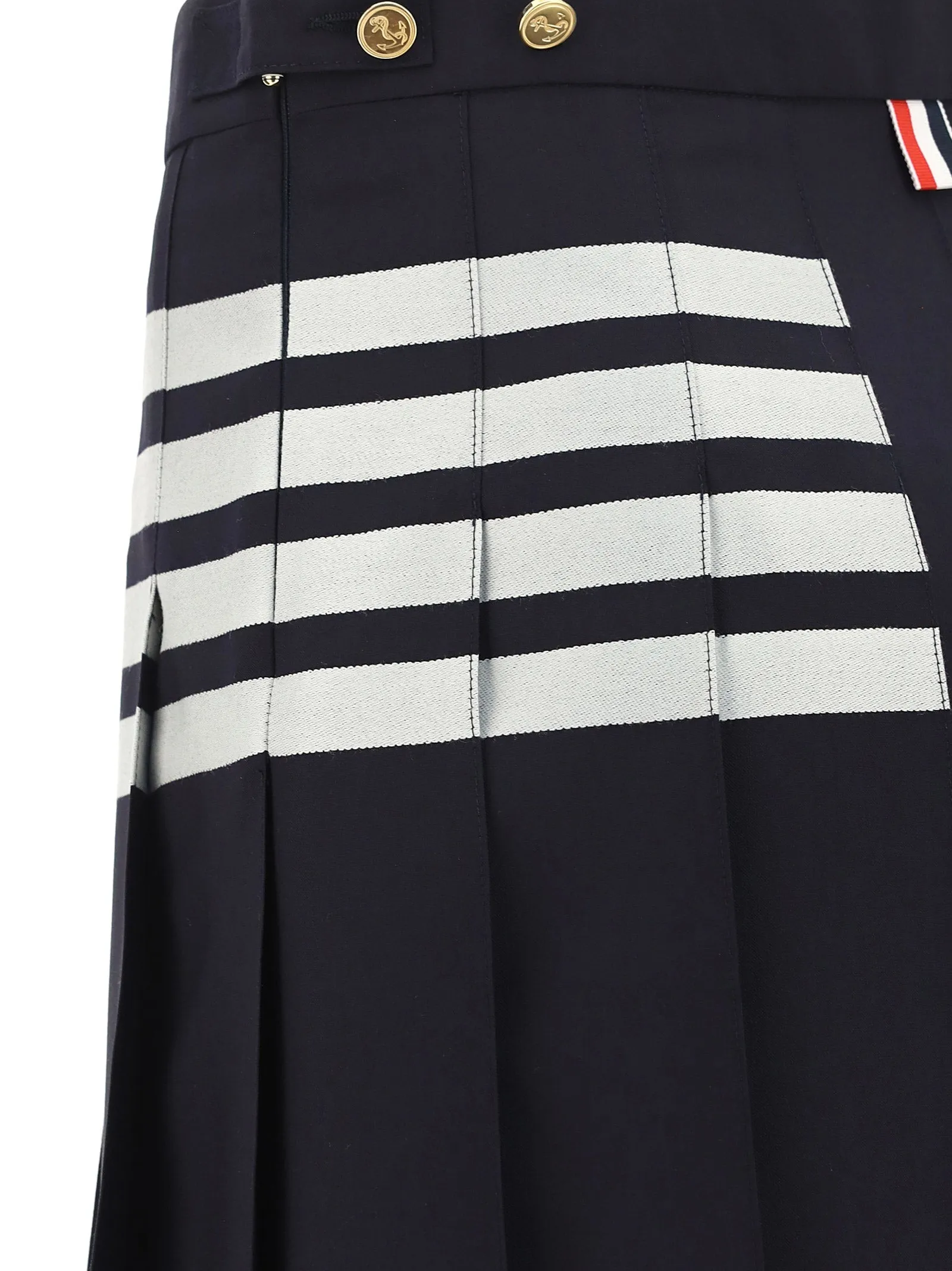 Thom Browne 4 Bar Pleated Skirt