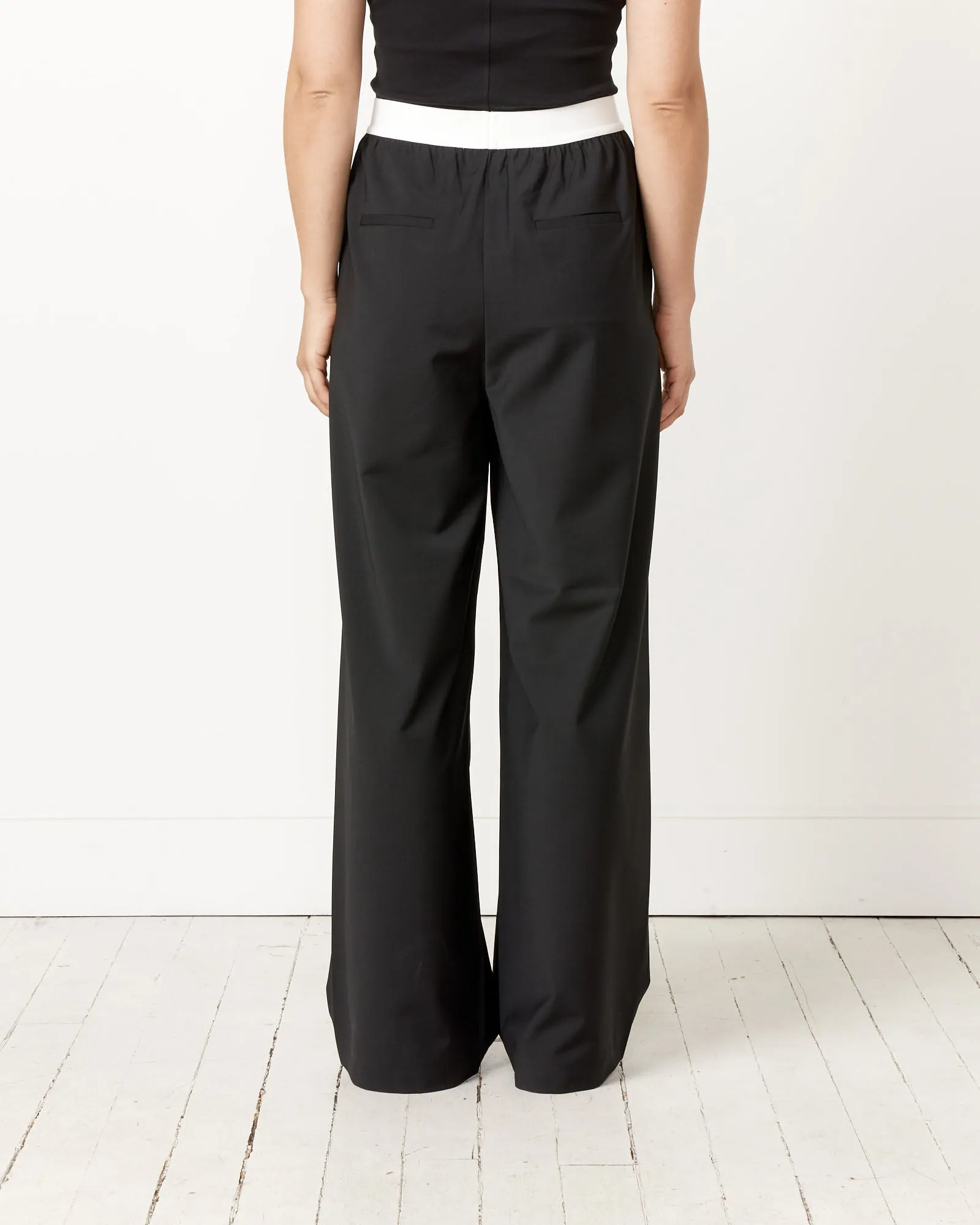 Tropical Wool Pullon Pant