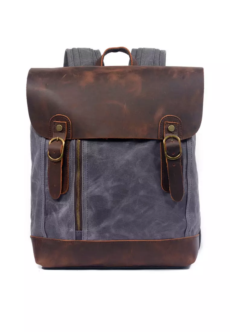 Twenty Eight Shoes VANSA Vintage Wax Canvas Backpacks VBU-Bp659