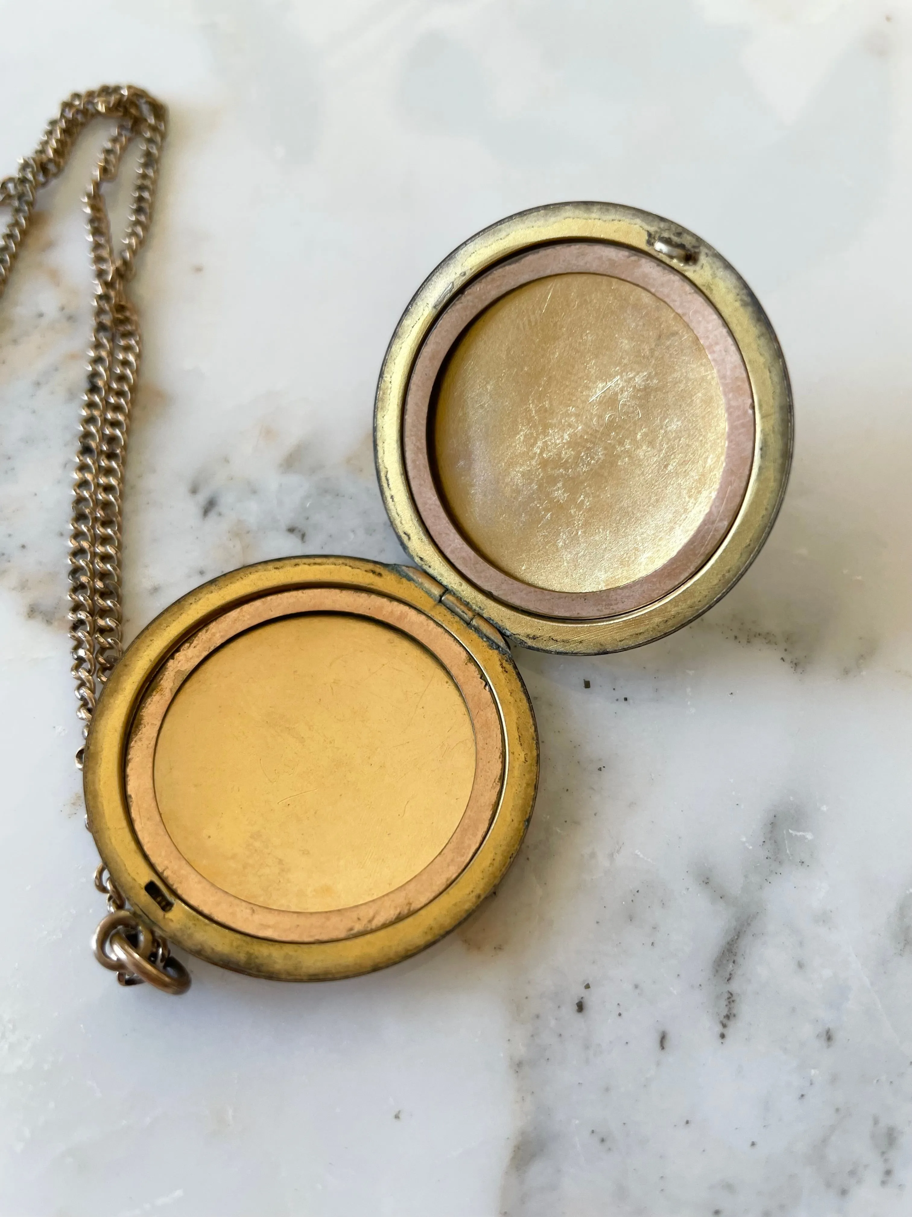 Victorian Milgrain Gold Locket