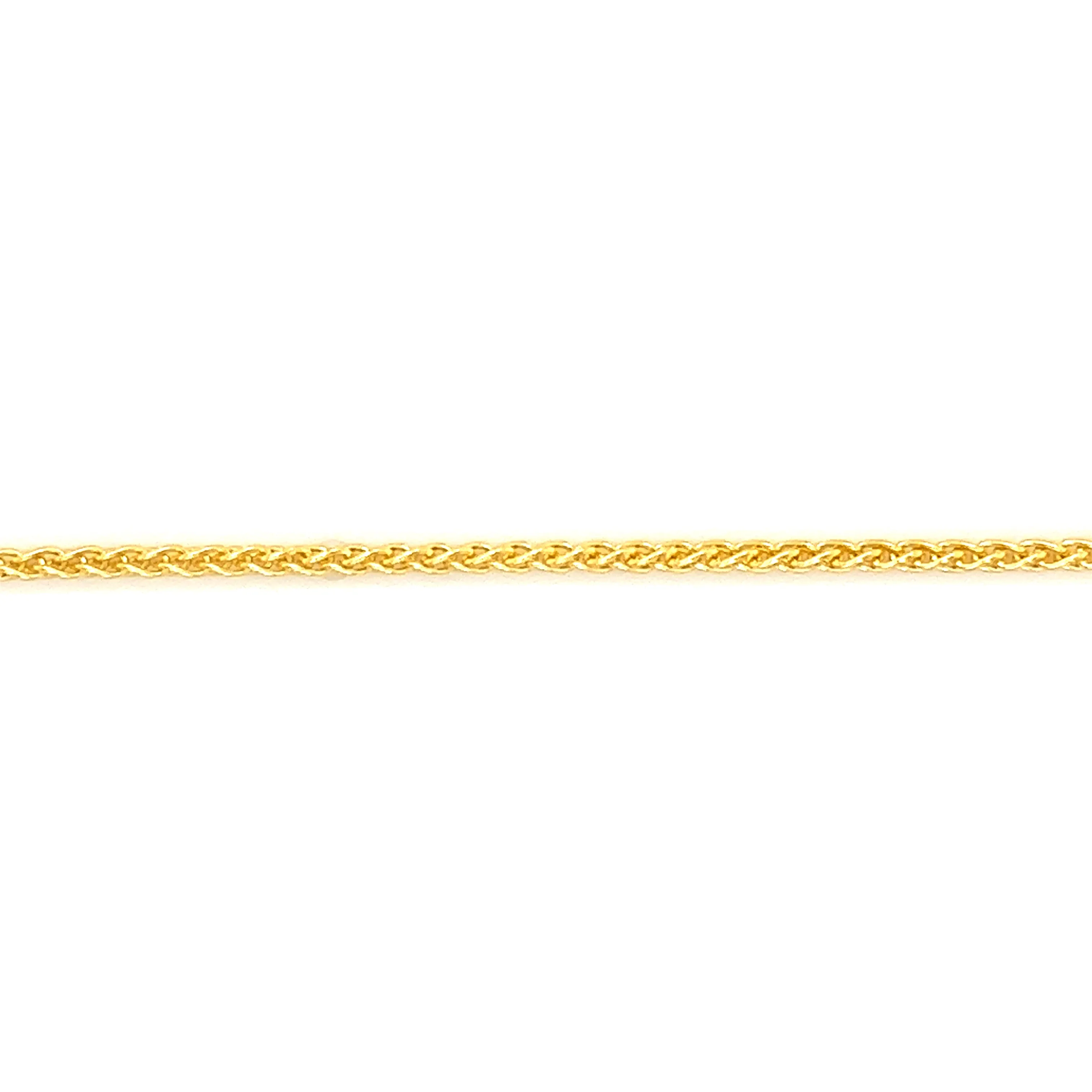 Wheat Chain 1.65mm in 10K Yellow Gold